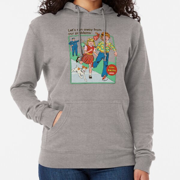 Let's Run Away Lightweight Hoodie