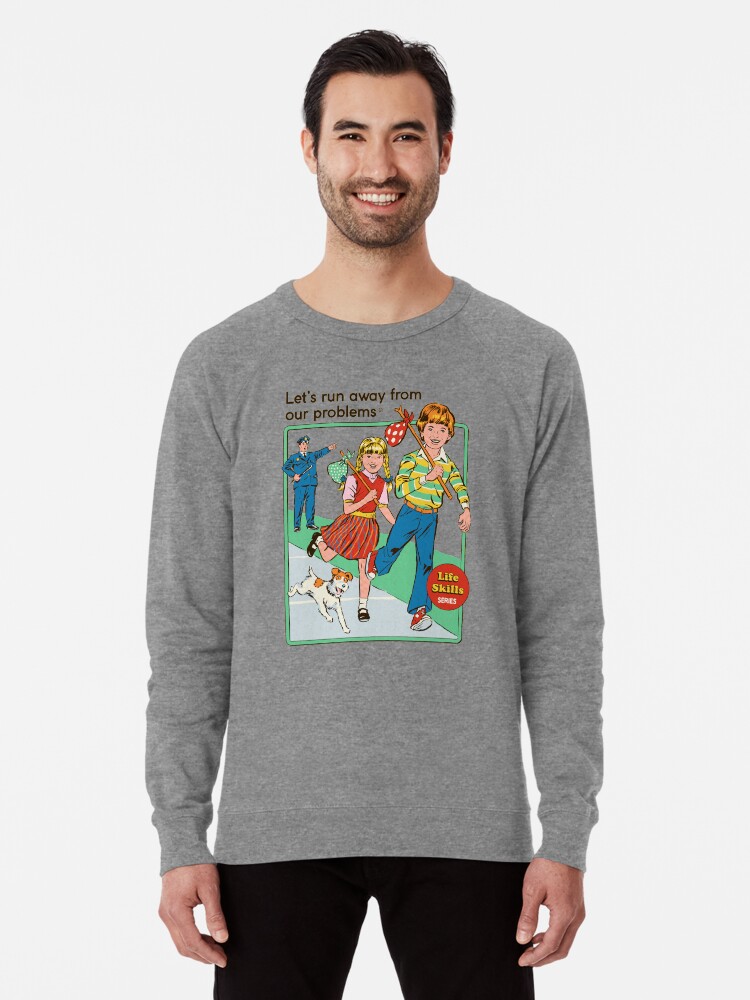 Alternate view of Let's Run Away Lightweight Sweatshirt