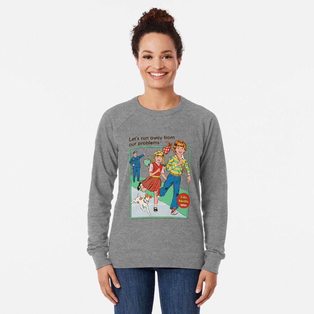 Let's Run Away Lightweight Sweatshirt