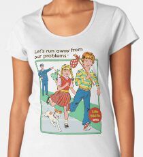 Let's Run Away Women's Premium T-Shirt