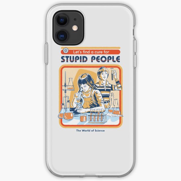 A Cure For Stupid People iPhone Soft Case