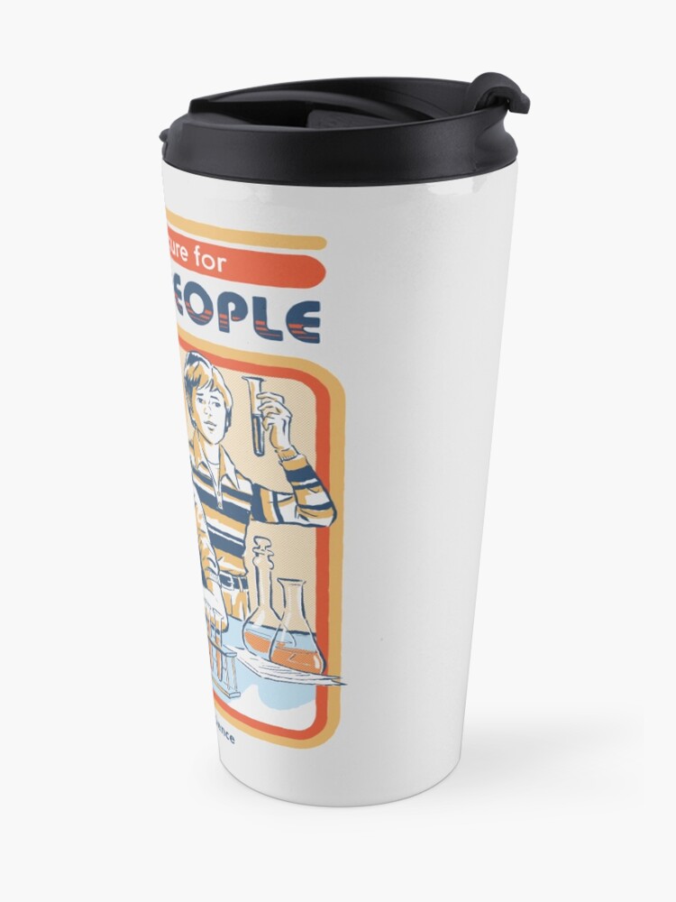 Alternate view of A Cure For Stupid People Travel Mug