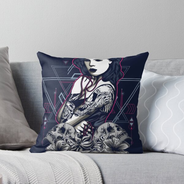 Item preview, women with tattoo sacred geometry  designed and sold by Syndicate-std.