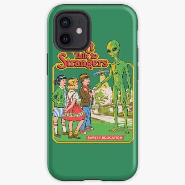 No hables con extraños Funda resistente para iPhone