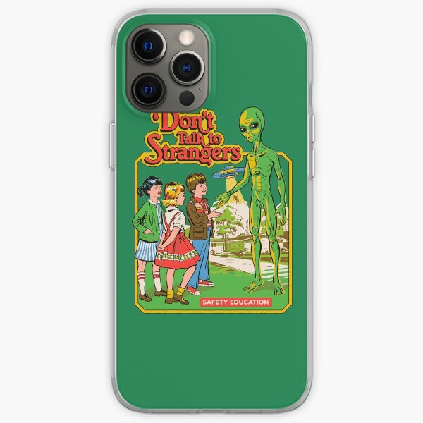 Ne parlez pas à des étrangers Coque souple iPhone
