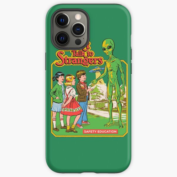 No hables con extraños Funda resistente para iPhone