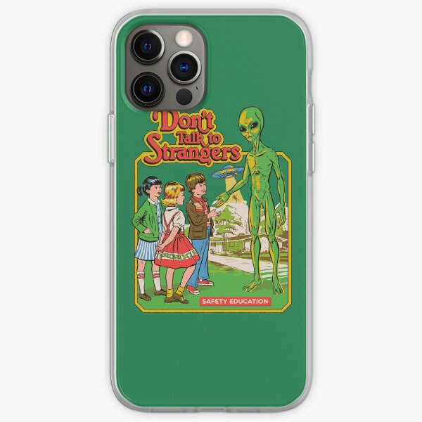 Ne parlez pas à des étrangers Coque souple iPhone