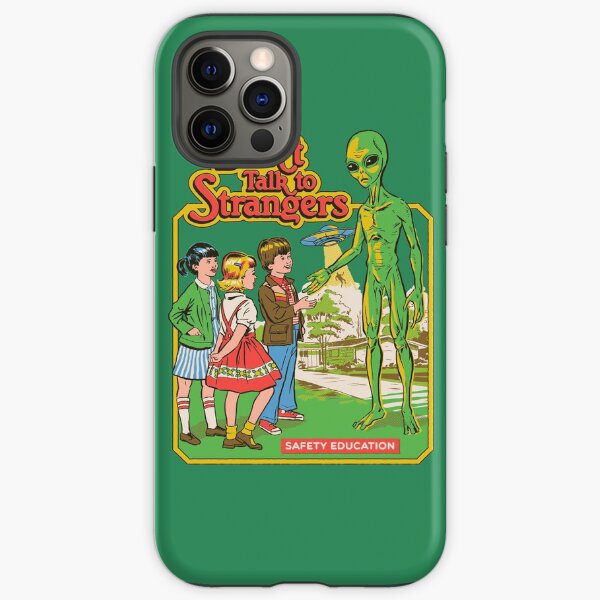 No hables con extraños Funda resistente para iPhone