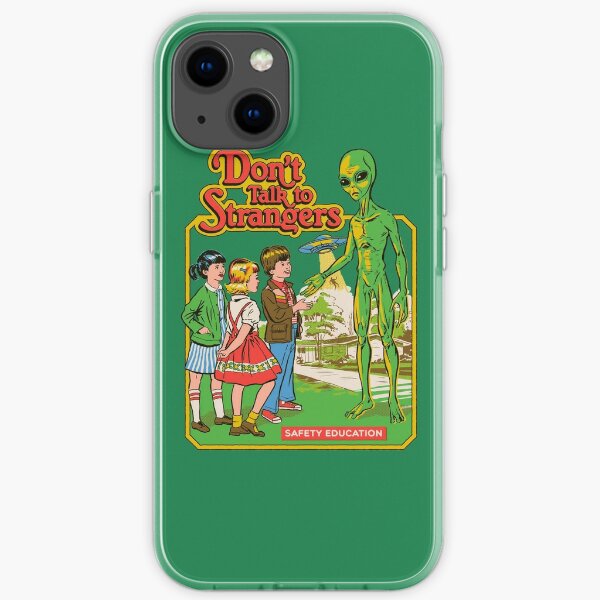 Don't Talk To Strangers iPhone Soft Case