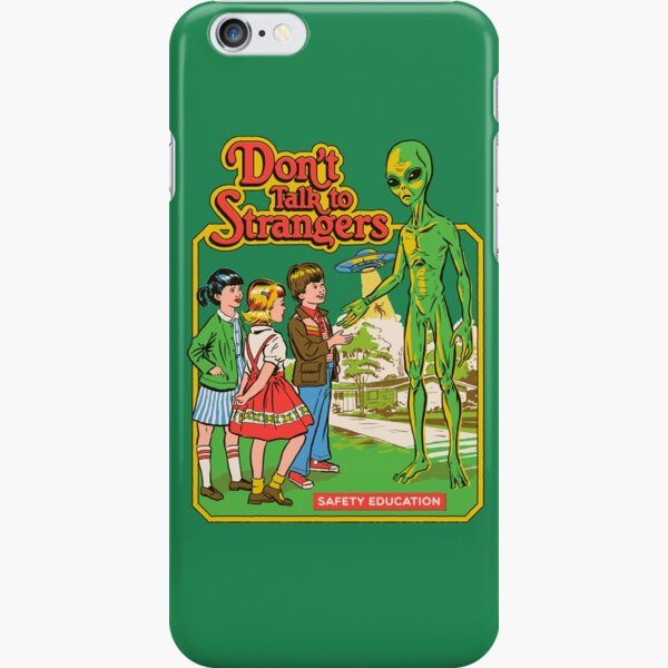No hables con extraños Funda rígida para iPhone