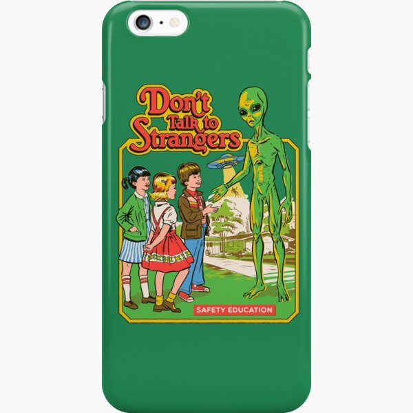 No hables con extraños Funda rígida para iPhone