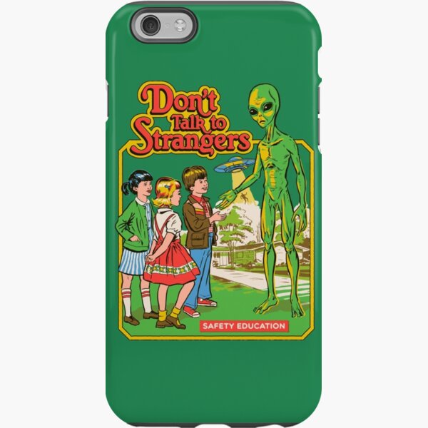 Ne parlez pas à des étrangers Coque antichoc iPhone