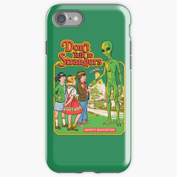 Don't Talk To Strangers iPhone Tough Case