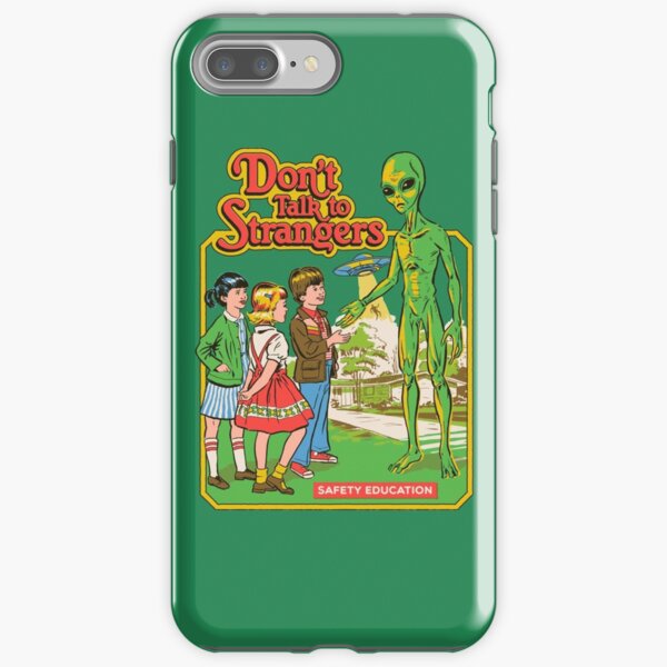 Ne parlez pas à des étrangers Coque antichoc iPhone