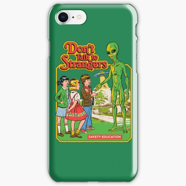 No hables con extraños Funda rígida para iPhone
