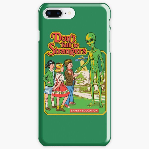 No hables con extraños Funda rígida para iPhone