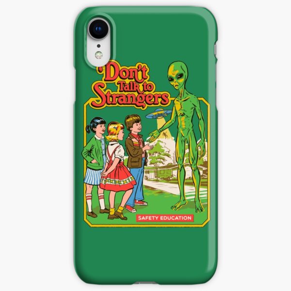 No hables con extraños Funda rígida para iPhone