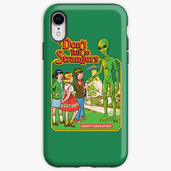 Ne parlez pas à des étrangers Coque antichoc iPhone