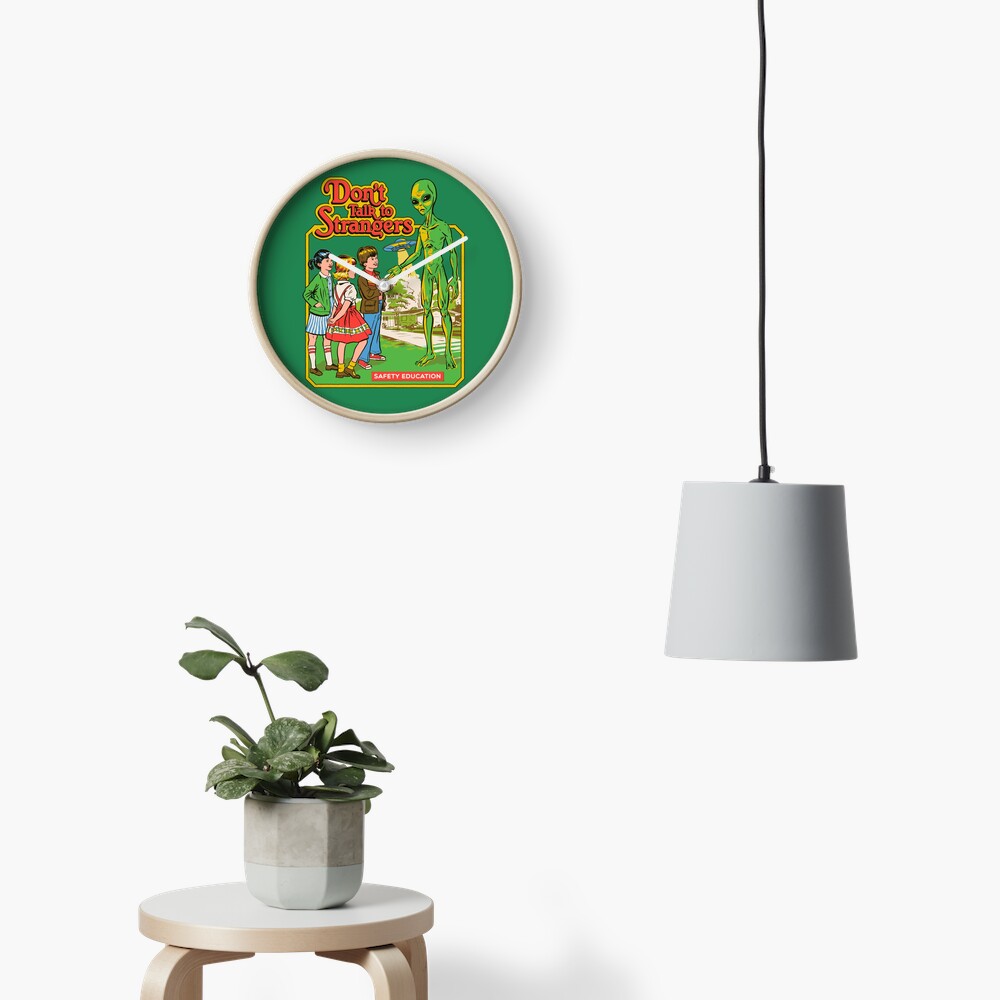 Don't Talk To Strangers Clock