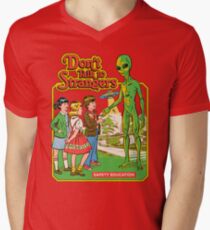 Don't Talk To Strangers V-Neck T-Shirt