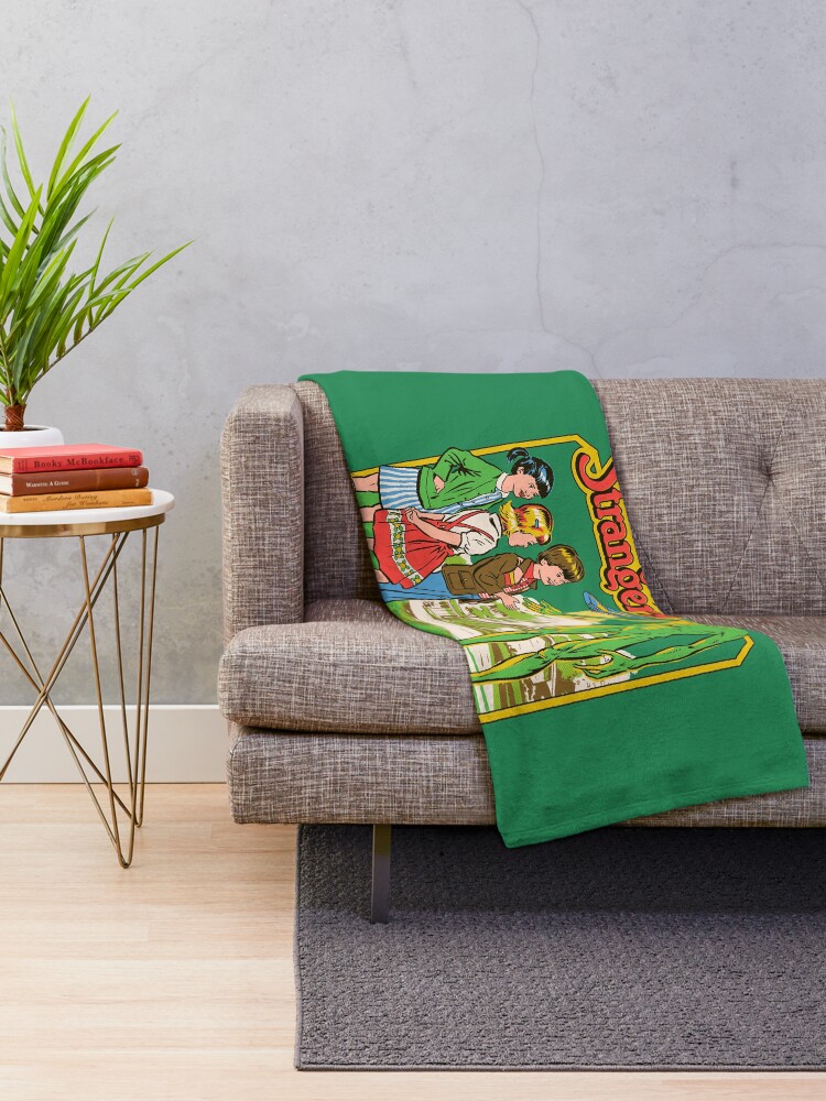 Alternate view of Don't Talk To Strangers Throw Blanket