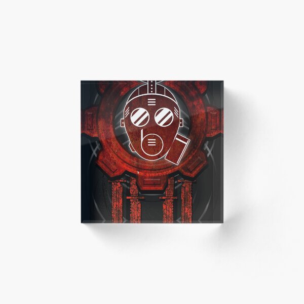 Rubberman Gear - Red Acrylic Block