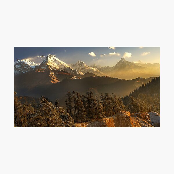 The Annapurna Himalaya, Nepal Photographic Print