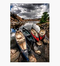Canoe Break 2 Photographic Print
