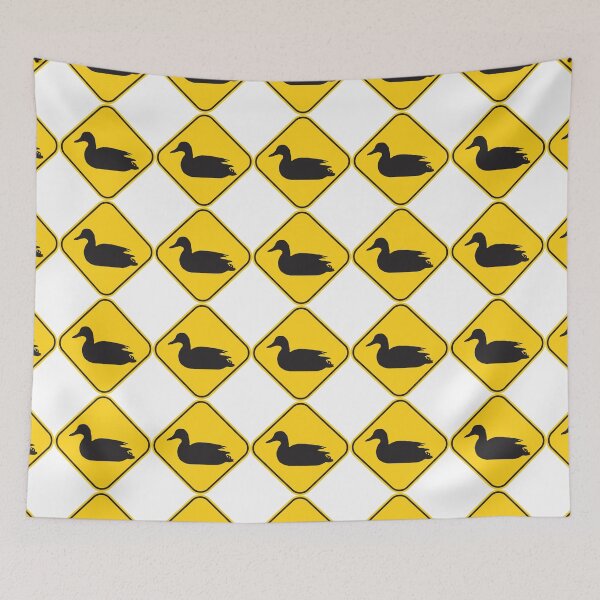 Item preview, Duck crossing/caution road sign! designed and sold by ArtBart.