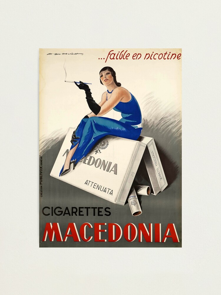 Vintage Italian Cigarette Poster