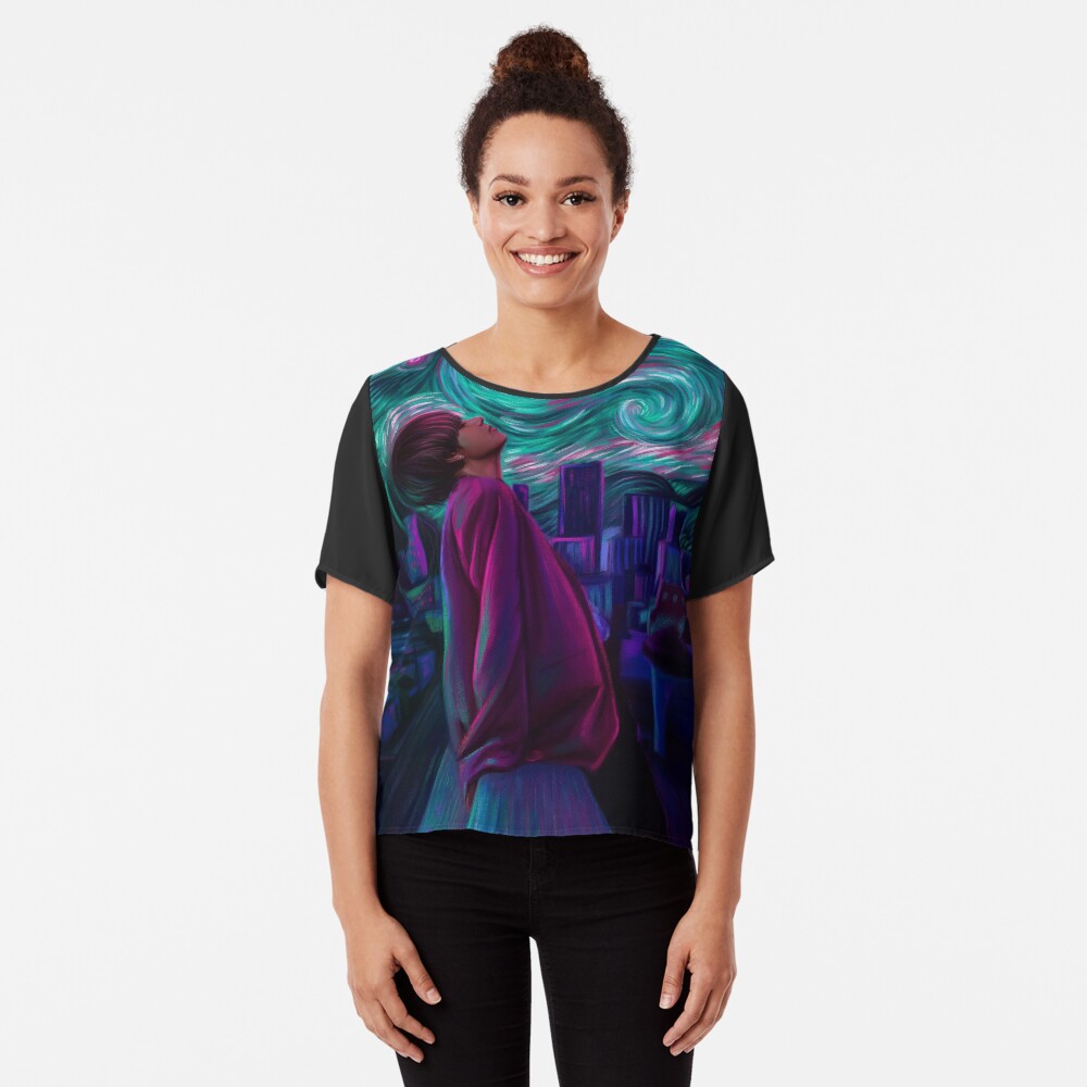 Item preview, Chiffon Top designed and sold by Ellen-Drawings.