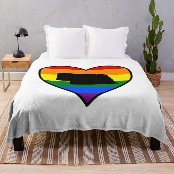 Item preview, Nebraska Gay Pride Heart designed and sold by fearcity.