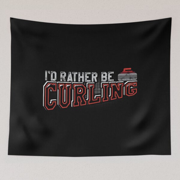 Item preview, I'd Rather Be Curling designed and sold by Ventein.