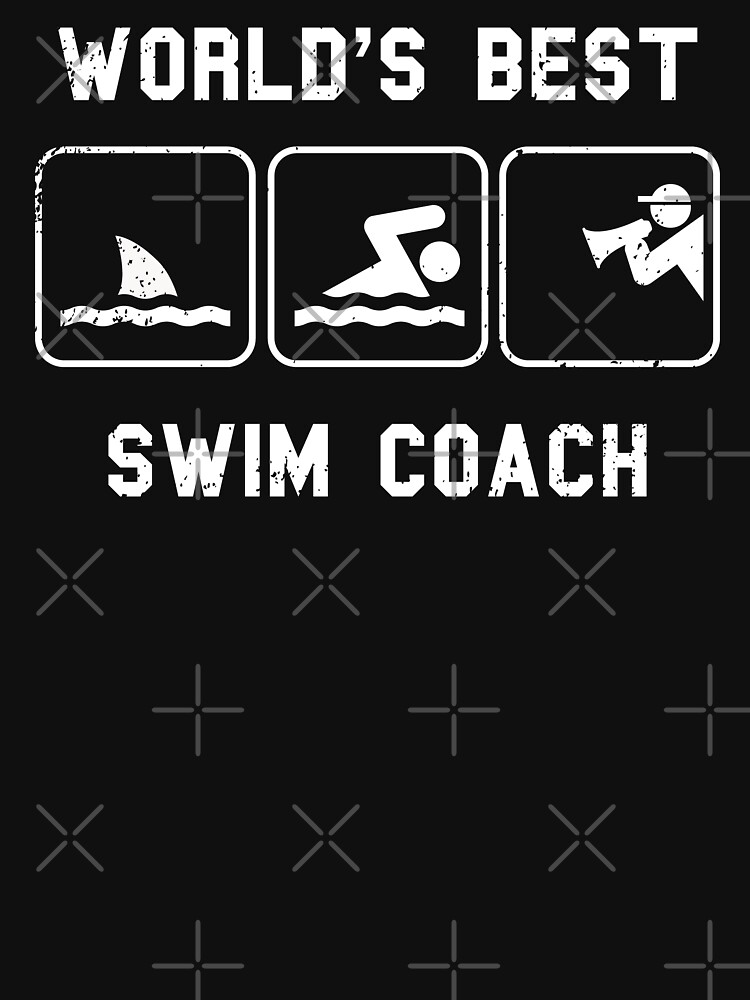 World's Best Swim Coach Essential T-Shirt for Sale by oberdoofus
