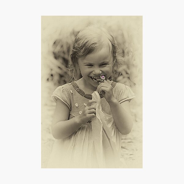 Quietly having a really Good Time Photographic Print