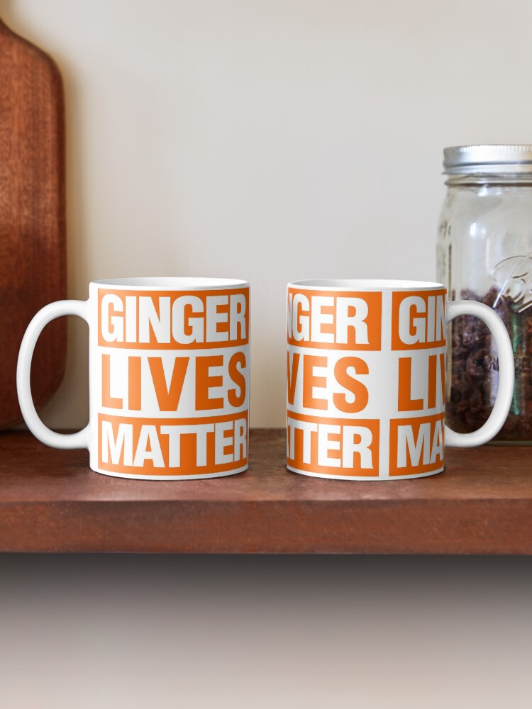 Thumbnail 2 of 6, Coffee Mug, Ginger Lives Matter Orange designed and sold by elhefe.