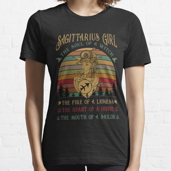 Sagittarius Girl The Soul Of A Witch Awesome T shirt Essential T-Shirt