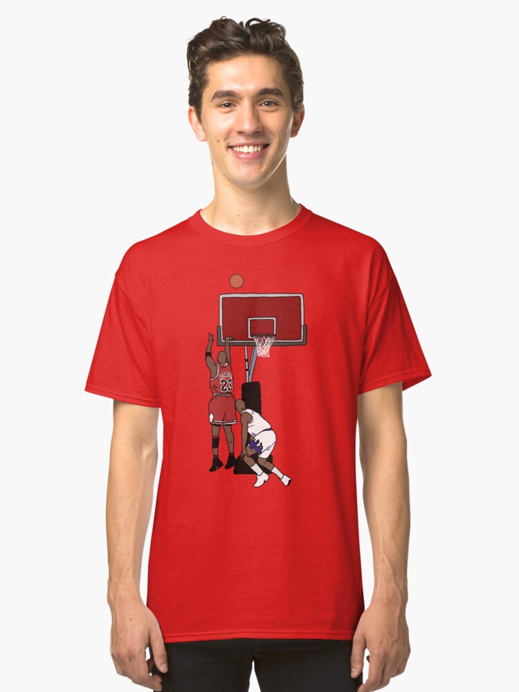 michael jordan last shot t shirt