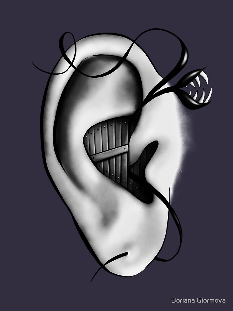 Ear Monster Weird Art by azzza