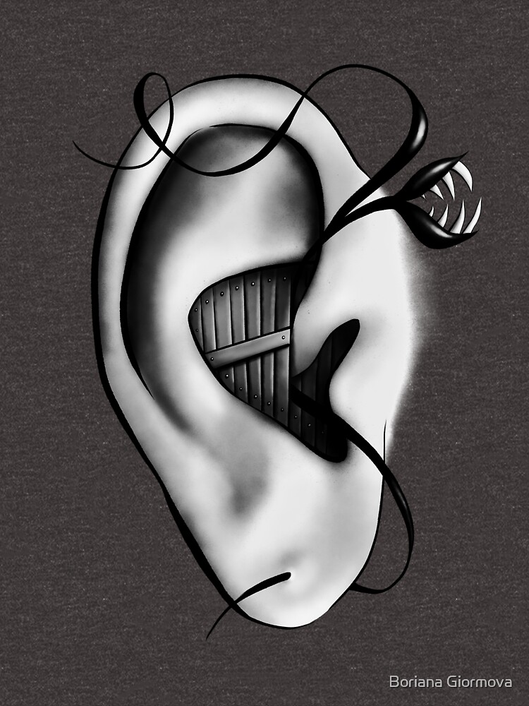 Ear Monster Weird Art by azzza