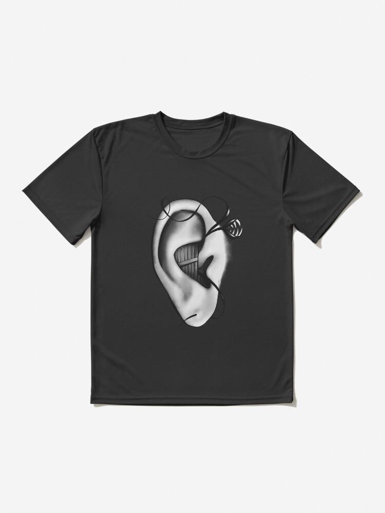 Alternate view of Ear Monster Weird Art Active T-Shirt