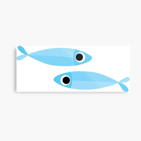 flock of sardines Metal Print