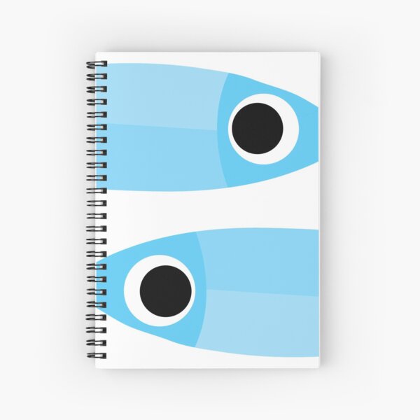 flock of sardines Spiral Notebook