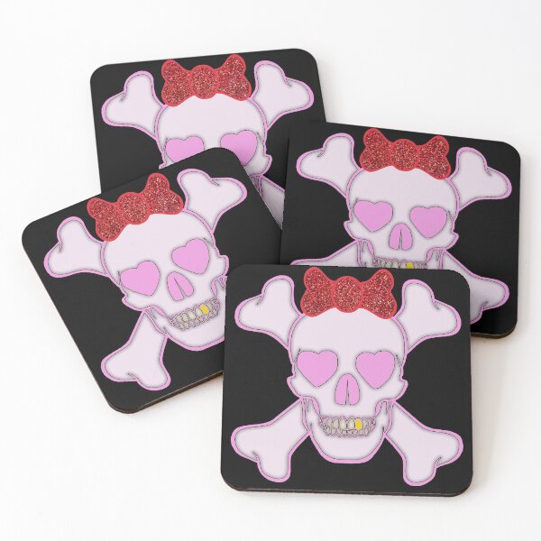 Item preview, Pink Skull & Crossbones by Orikall designed and sold by HippieWorks.