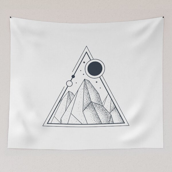 Item preview, Mountains. Double Exposure. Geometric Style designed and sold by Sloth Astronaut.