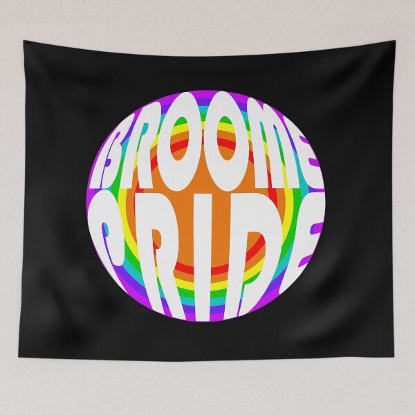 Item preview, Broome Pride Logo – Circular White designed and sold by BroomePride.