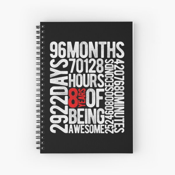 Item preview, 8 Years Of Being Awesome Kids Birthday Gift designed and sold by kolbasound.