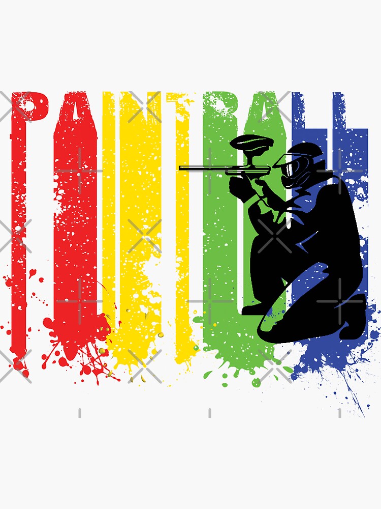 "Funny Paintball T Shirts for Men Women Paintball Lovers Gift" Sticker