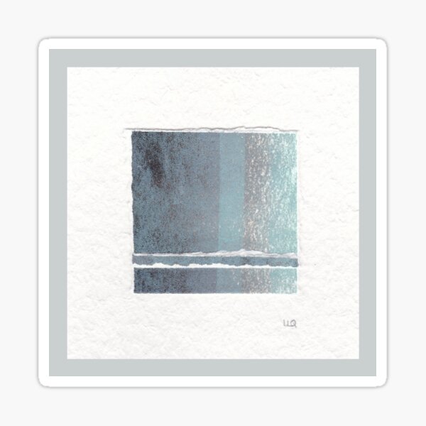 Stripes on the shoreline no.2 Sticker