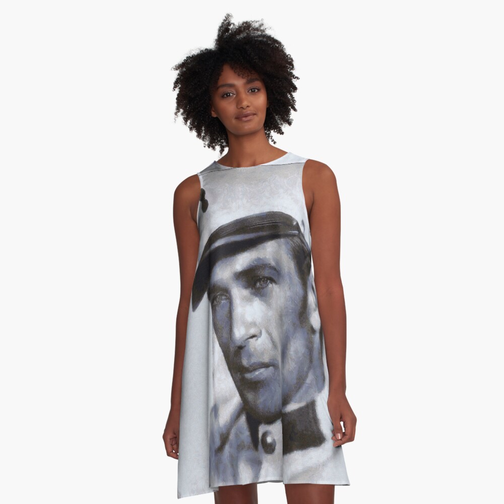 Gary Cooper, Vintage Hollywood Legend A-Line Dress